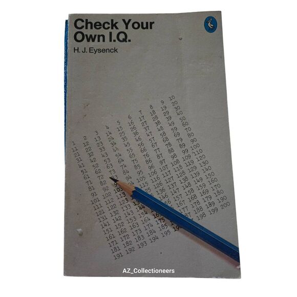 Check your own I.Q. by H.J. Eysenck - penguin - isbn 0140206566 - Picture 1 of 8